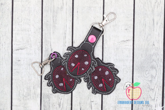 A Cute Ladybug in the Hoop Keyfob Review
