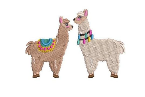 Alpacas Embroidery Review for Apparel Design