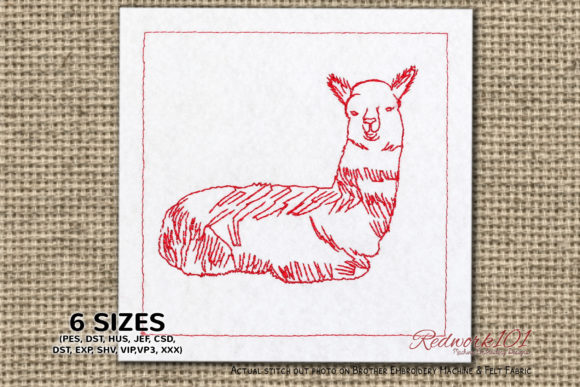 Baby Llama Embroidery Design Review