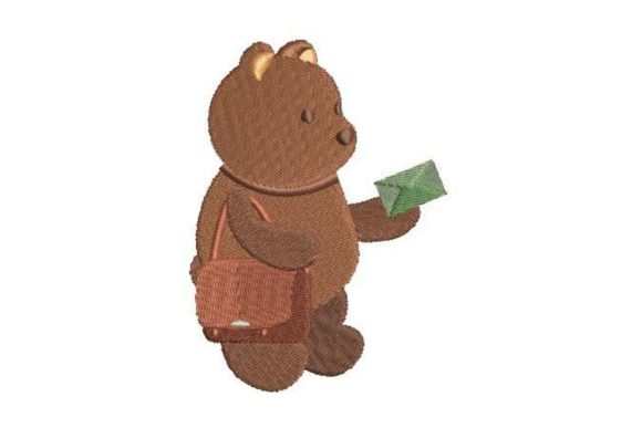Brown Bear Mail Carrier Embroidery Review