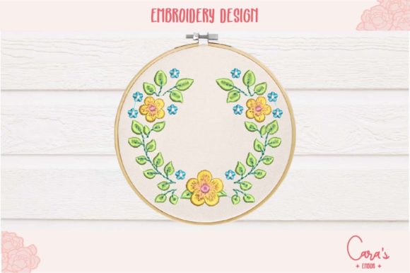 Clara Flower Wreath Review for Seasonal Embroidery