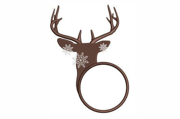 Deer Monogram Frame Review for Real Embroidery Projects
