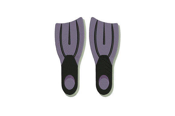 Diving Flipper Embroidery Review for Craft Fairs