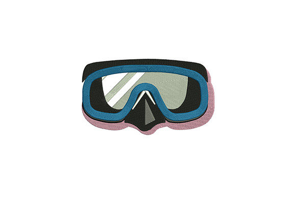 Diving Glasses Embroidery for Holiday Gifts