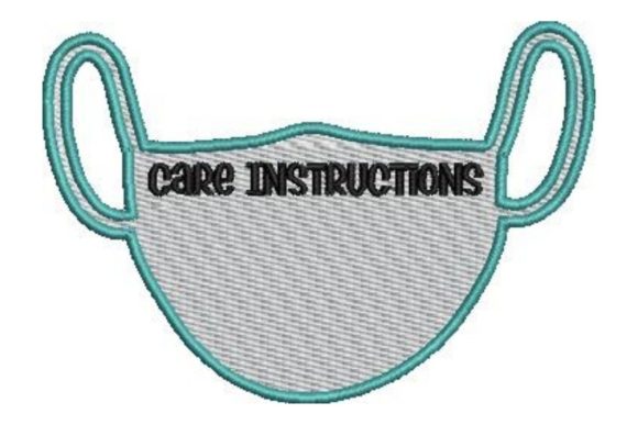 Face Mask Care Instructions Card