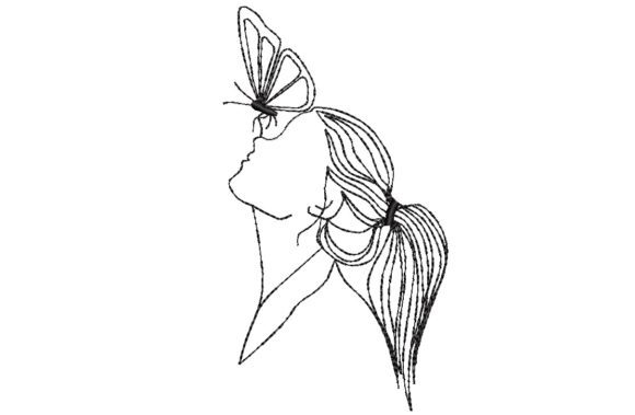 Girl and Butterfly Embroidery Review