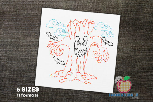 Halloween Tree Embroidery Design Review