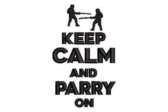 Keep Calm and Parry On Embroidery Review