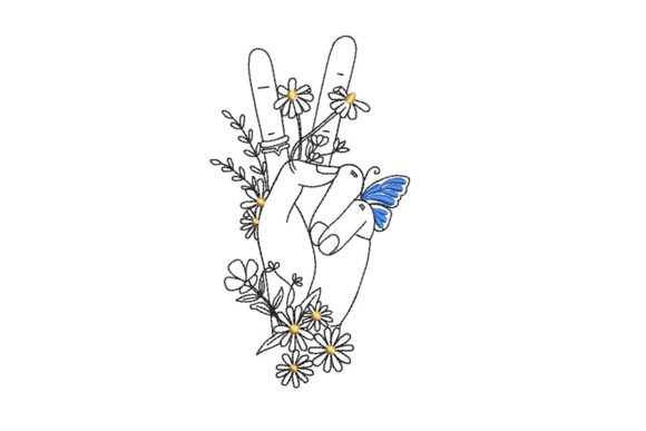 Peace Fingers Embroidery Review for Etsy Sellers