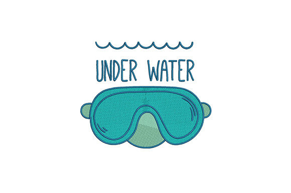 Scuba Diving Goggles Embroidery Review
