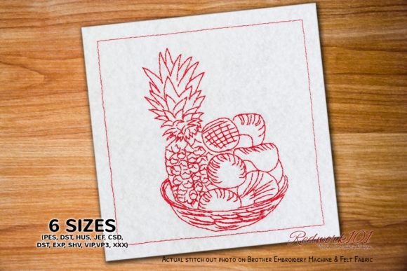 Seasonal Fruit Basket Embroidery Review