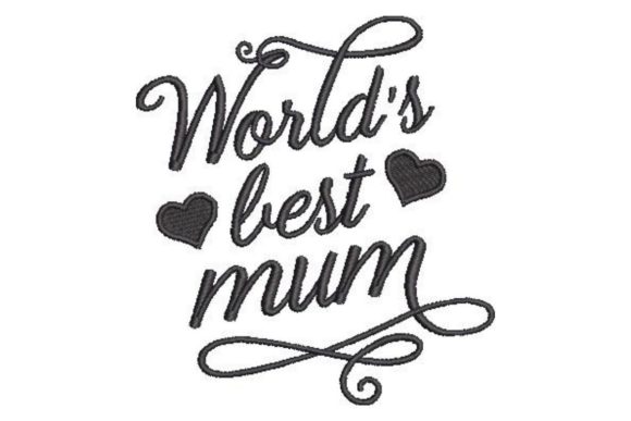 Worlds Best Mum Embroidery Review